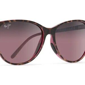 Maui Jim raspberry tortoise "Ocean" polarized womens cat eye sunglasses